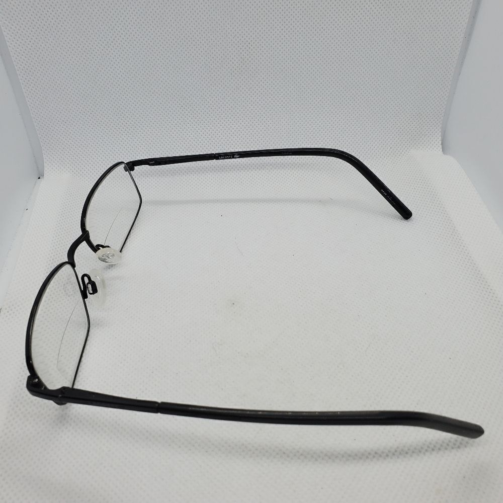 Lacoste Black Prescription Glasses Frames, Case, & Dust Bag - Picture 5 of 7